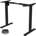 FlexiSpot EG1 Elektromos Íróasztal Láb, Fekete, egymotoros, 70-120 cm Állítható, 70 kg Teherbírás (EG1B)