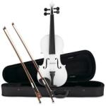  Klasszikus fa hegedűkészlet kiegészítő 1/8-os vonóval, DEPOX®, 4/4-es méret, tokkal együtt