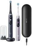 Oral-B iO Series 9 2 db-os fekete és rózsaszín elektromos fogkefe szett