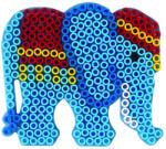 Hama ELEFANT - planseta transparenta HAMA MAXI (Ha8201)
