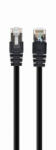Gembird PATCH CORD S/FTP GEMBIRD Cat6a, LSZH, cupru, 1 m, negru, AWG27, dublu ecranat "PP6A-LSZHCU-BK-1M (RY-PP6A-LSZHCU-BK-1M)