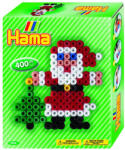 Hama Set de 400 buc. margele de calcat HAMA Midi in cutie cadou cu o planseta Mos Nicolae (Ha3905)
