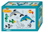 Hama Margele de calcat HAMA MIDI DELFINUL - 2000 margele + 1 plansete de lucru impachetat in cutie (Ha3507)