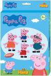 Hama Peppa Pig - 2000 margele de calcat Hama midi si o planseta in cutie cu agatator (Ha7965)