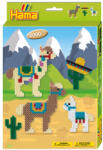 Hama Set de 2000 margele HAMA MIDI cu 1 planseta de lucru in cutie cu agatator Alpaca (Ha3443)