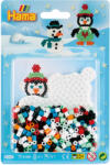Hama Iarna - set de 450 margele Hama midi si planseta in basica (Ha4109)