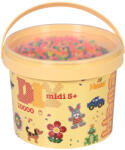 Hama Galeata cu 10000 margele de calcat Hama midi mix de 6 culori neon (mix-51) (Ha180-51)