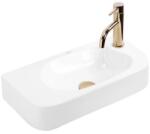 Rea Odetta falra/pultra ültethető mosdó, fehér REA-U3610 (REA-U3610)