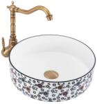 Rea Stefania pultra ültethető mosdó 36 cm, fehér REA-U9852 (REA-U9852)