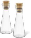 Zack Дозатор за олио BEVO 250 ml, комплект от 2 бр. , стъкло / бамбук, Zack (ZACK20876)