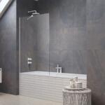 Radaway Paravan de cada Radaway Modo New PNJ II alb mat-transparent 100x150 cm sticla 8 mm (10006100-04-01)