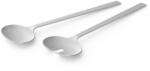 Zack Salátáskanál készlet LENORA 30 cm, 2 db szett, ezüst, rozsdamentes acél, Zack (ZACK20760)