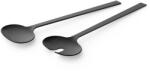 Zack Salátáskanál készlet LENORA 30 cm, 2 db szett, fekete, rozsdamentes acél, Zack (ZACK20761)