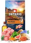 ONTARIO Mini & Medium Weight Control Turkey & Brown Rice 6, 5 kg - abc-zoo