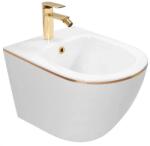 Rea Bideu suspendat Rea Carlo Mini Gold Edge alb - auriu (REA-C6990)