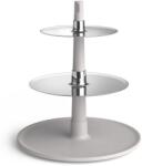 Zack Etajeră PATORE 33 cm, argintiu, oțel inoxidabil / beton, Zack (ZACK30632) Tava