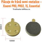 Suniik Placute de frana semi-metalice , Xiaomi PRO, PRO2, 1S, Essential (C459 - 15 B)