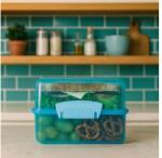 Sistema Ebédkocka Elosztott Ebéddoboz 2 Rekesszel 1, 4 L, Kék