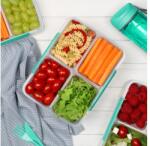 Sistema To Go Quad Split 1, 7 l-es uzsonnásdoboz, menta