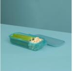 Sistema Osztott uzsonnásdoboz Ocean Bound Slide n Snack 445 ml, menta