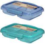 Sistema Ocean Bound Kis Split Uzsonnásdoboz 2 Rekesszel 350 ml, vegyes színek