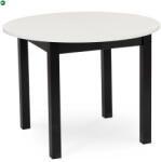 Mebel Elite Bővíthető Étkezőasztal Fehér/Fekete Színben. HARRY 102-142 cm