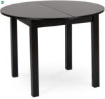 Mebel Elite Bővíthető Étkezőasztal Fekete Színben. HARRY 102-142 cm