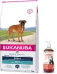 EUKANUBA Eukanuba Adult Boxer Chicken 12 kg + Lab-V 100% lazacolaj minden korú kutyák és macskák számára 1000 ml hidegen sajtolt