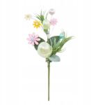  Húsvéti dekoráció nádkosárhoz Pikk tojással és margarétával 20cm (tm)