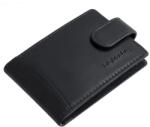 La Scala fekete patentos fekvő bőr kártyatartó adq30809/t