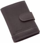 GreenDeed fekete patentos álló bőr kártyatartó afk2038/t