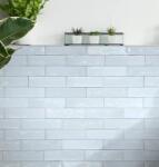 SPANYOL 6, 5x25 MAUI White fehér fényes ZELLIGE csempe