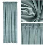 Eurofirany Velvet Szalagfüggöny 140X270 Zsálya Alagút Béka (5903571702937)