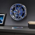 Giftspot Ceas de Perete LED în Formă de Jantă Auto