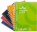 Mar-Mar Spirálfüzet A5, 70lap vonalas perforált lyukasztott Lipa Mill vegyes színekben (65313) - irodasziget