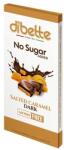 DIBETTE NAS Ciocolată neagră umplută cu cremă cu aromă de caramel sărat și îndulcitor (80g)