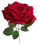  Mesterséges Rózsa Magas Minőségű 072v fej Piros művirág (535)