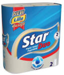  Háztartási papírtörlő, 2 rétegű, 2 tekercses, "Star Duo (BLACKFRIDAY_CR_KHHVP027)