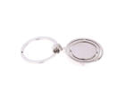  Forgó kör fém kulcstartó : Gravírozva - Igen