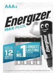 Energizer Max plus AAA Alkáli ceruza elem 4db