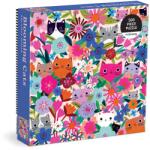 Mudpuppy - Blooming Cats 500 darabos családi puzzle (ZKUK9780735384163)