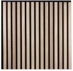 Marbet sonoma tölgy lamella falburkolat fekete filc alappal 30x270 cm Woodline