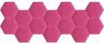 Kerma Design Kerma extra rózsaszín színű falvédő hatszög falpanelekből - Inka 821