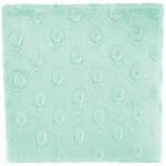  KERMA falpanel 12, 5×12, 5 cm minky textil gyermek falburkolat, több színben - Menta minkyg5