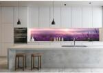  Wallplex PLUS+ falburkoló hőálló konyhapanel Illatos Levendula, vízálló falburkolat konyhába 60x120 cm