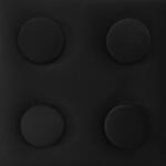 Kerma Design KERMA Cubes építőkocka textil falpanel 25x62, 5 cm fekete- Piano 17