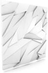  MYWALL SZAFIR fehér polisztirol modern mintás 3d falpanel, beltéri polisztirol falburkoló panel (60x60cm)