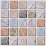  Öntapadós márványos kocka csempe falpanel 30x30 cm (4 db)