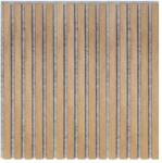 Marbet világos tölgy lamella falburkolat szürke filc alappal 30x270 cm Woodline