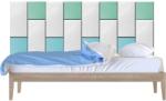 Kerma Design Minky textil gyermek menta és kék színű falvédő (200×75 cm)